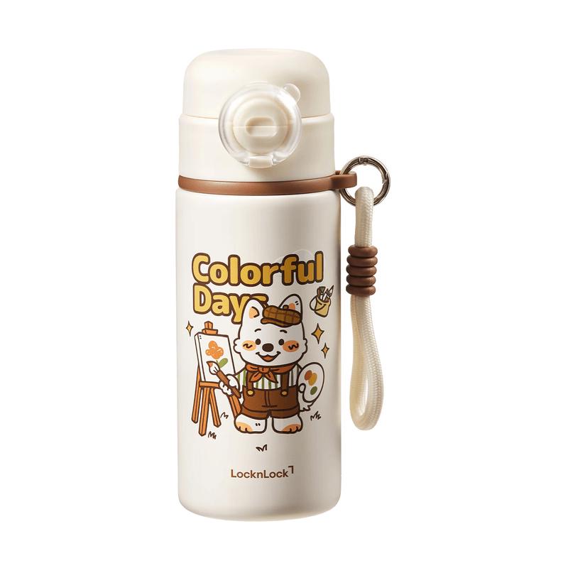 Термобутылка LocknLock Kids из нержавеющей стали 316L, 500 мл