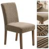 Jacquard Stuhlbezug für Esszimmer Hochzeit Dehnbar Dick Stuhlschutz 1/2/4/6 Stück Überzug für Stuhlsitz Rückenlehne