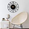 Wall Clock for Living Room Bedroom Office Kitchen Stylish Wall Clock for Home and Hall Designer Big Size Modern(40 Cm)(Black)