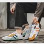 Herren Sommer Atmungsaktive Mesh Weiße Sneaker - Trendig, Vielseitig, Flache Freizeitschuhe