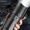 Telescopic Zoom White Laser Flashlight Plastic Material Camping Torch  Outdoor Camping
