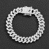 12mm Full Diamond Hip Hop Necklace: Men's Punk Retro Ins Style Exclusive
