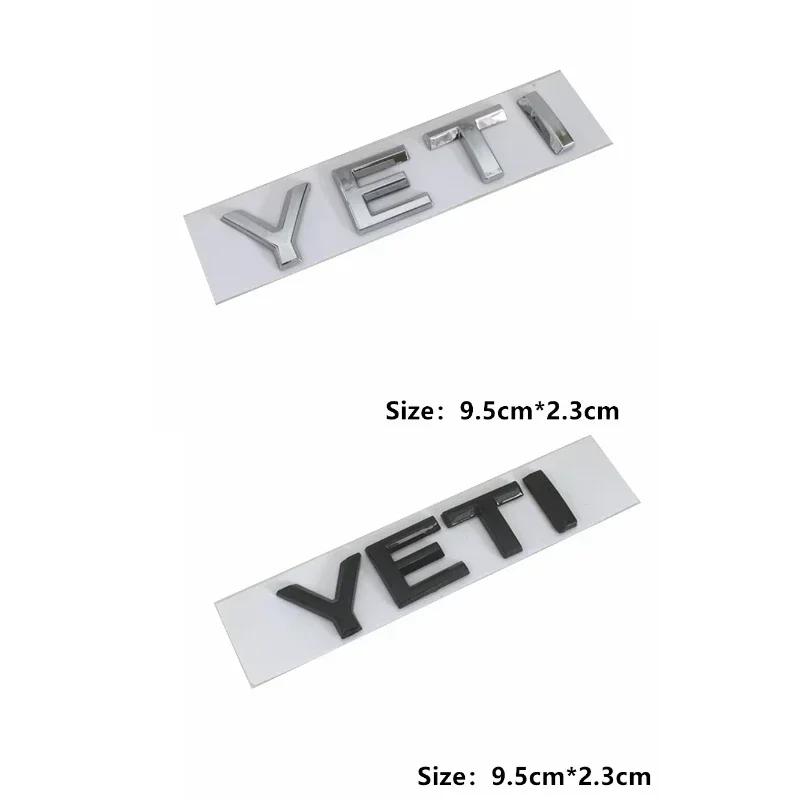 Autocolante Noi cu Litere 2025 pentru Logo SKODA 4x4 Karoq Kamiq Kodiaq Superb Octavia A7 Tour Rapid Yeti Emblema Insignă Portbagaj Spate Mașină Acc