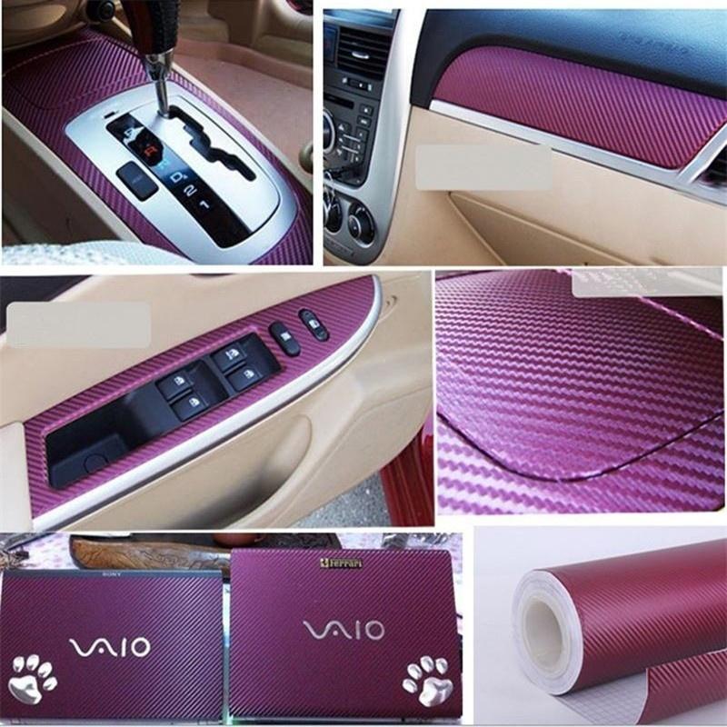 Mode Carbon Fiber Vinyl Film Motorrad Carbon Fiber Car Wrap Blatt Rolle Film Aufkleber Aufkleber