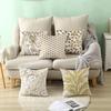 European Style Golden Geometric Print Car Pillow Cover Sofa Cushion Cover Home Furnishings