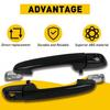 2X Front Side LHRH Exterior Door Panel Handle Set For 2006-2011 Accent Hyundai K