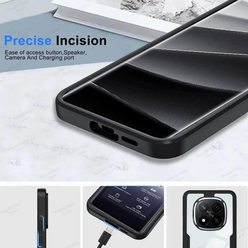 360° Vollschutz Handyhüllen für Xiaomi Redmi Note 14 13 12 11 Pro Plus 14S Stoßfeste Hülle für Xiaomi Redmi Note 12S 11S 10S