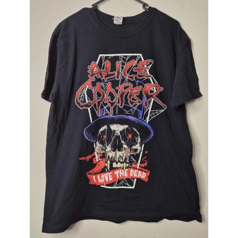 Alice Cooper I Love The Dead Tour 2017 TShirt Tee Size XL SingerSongwriter Mens T Shirts Harajuku S