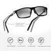 Fashion Light Sensitive Color Changing Sports Sunglasses Ultra Light Blue Light Flat Lenses Outdoor Photochromic Reading Glasses