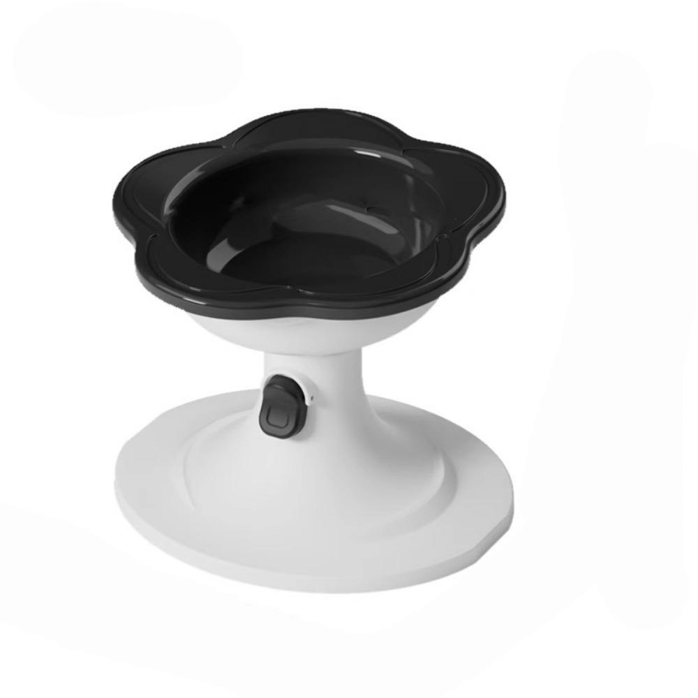 Large Capacity Ceramic Cat Bowl Flower Dog Bowls Durable Pet High Foot Bowl Pet Feeding