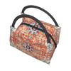 Terracotta Aztec Boho Print Thermal Lunch Bag Women Portable Insulated Cooler Bag for Picnic Work Reusable Waterproof Lunch Box