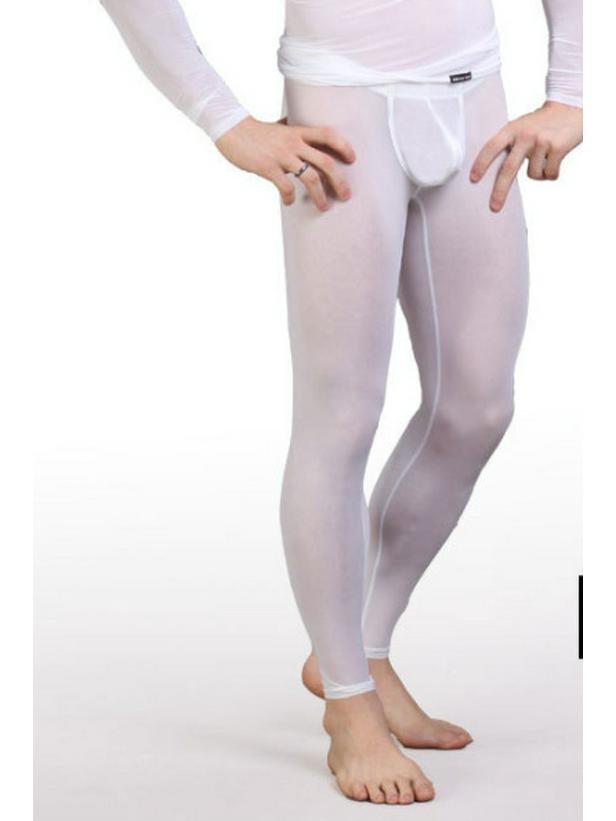 Men's Ultra-Thin Ice Silk Casual Leggings