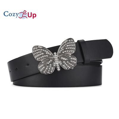 Butterfly Buckle Belt Women's Dress Jeans Women's Beltb