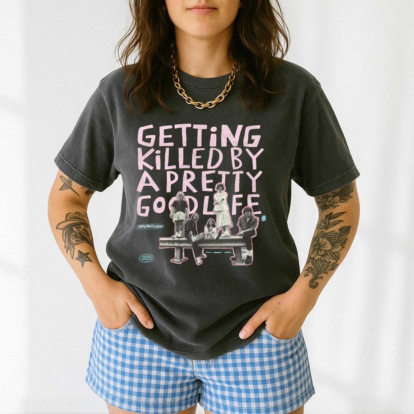 Geese Band Tee | Getting Killed | Comfort Colors Indie Rock Shirt S
