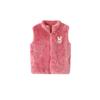 Children's Velvet Vest New Thick Waistcoat Outerwear Boys and Girls Flannel Vest Home Wear Zipper Coat