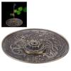 Zinc Alloy Incense Stick   Holder Dragon Pattern   Plate for Bedroom Temple Bronze