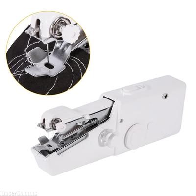 Mini Electric Sewing Machine Handheld Portable Sewing Machine with Bobbin for Needlework Handwork Home Travel Sewing Accessories