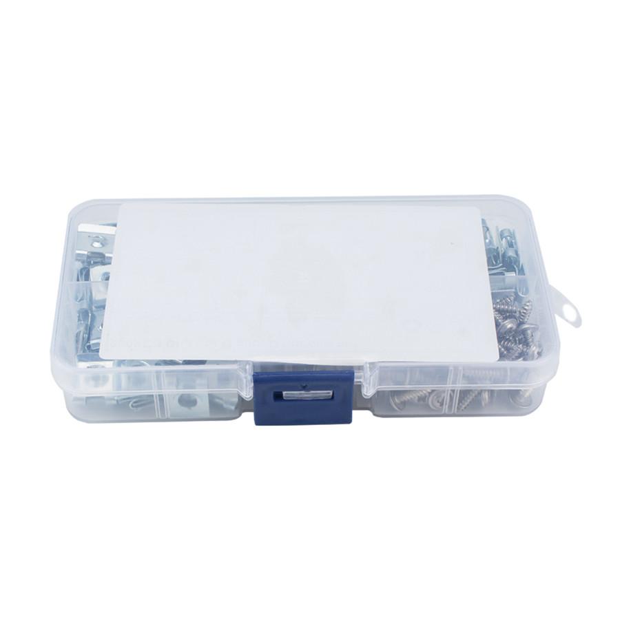 200X Speed Festeers U Mutters Selvskjærende Skrue Spire U Clips M3*12(100) No4(100)