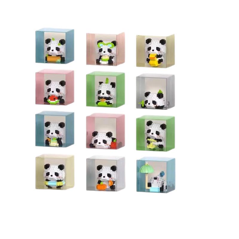Compatible Lego Panda Building Blocks: Educational Toys & Cute Ornaments for Kids