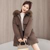 Autumn Winter Thicken Warm Parka Women Casual Sweety Solid Color Big Pocket Loose Hooded Coat Jackets Outwear