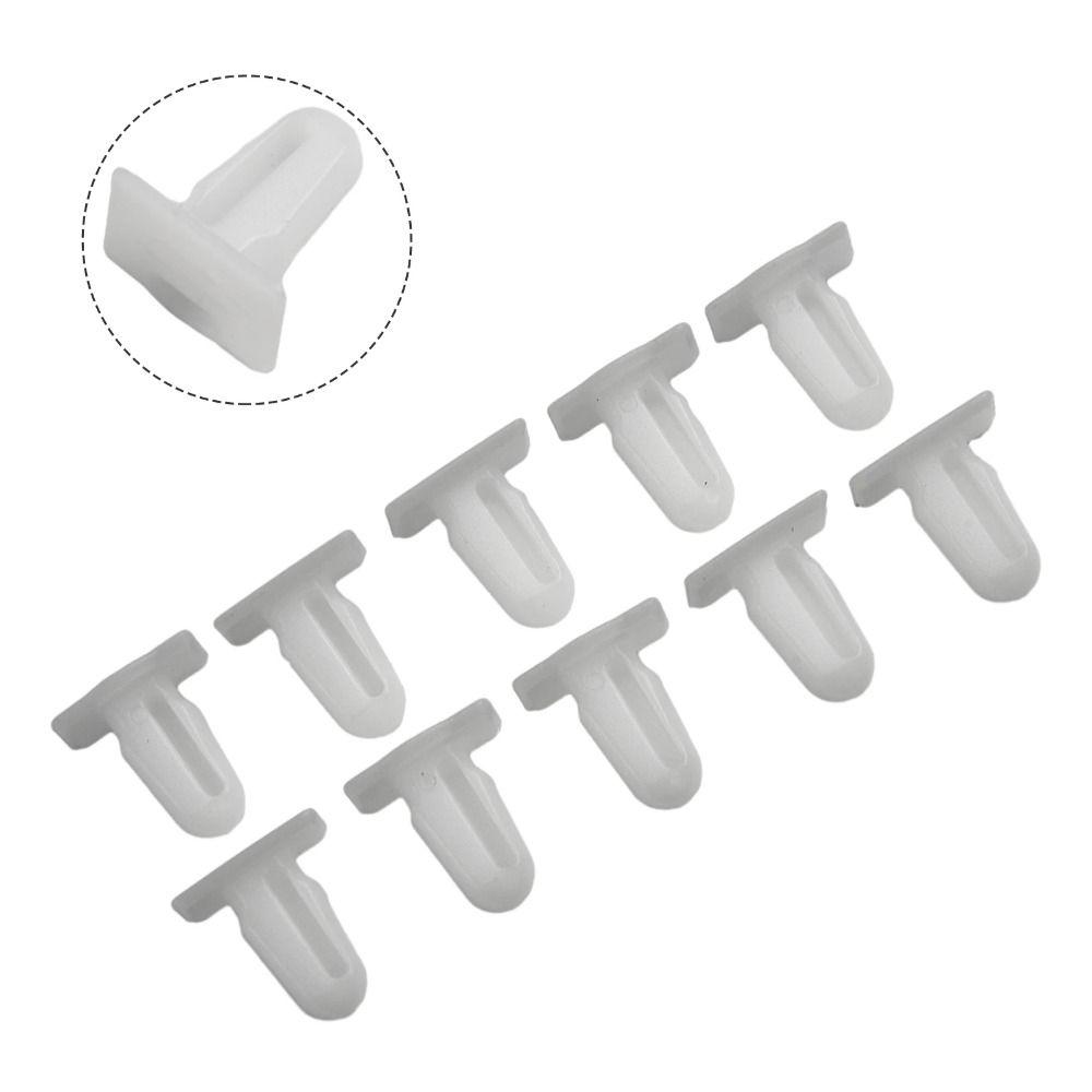 10Pcs Fixed Door Sill Strip Clips Plastic Car Door Sill Trim Strip Clips  Auto Accessories