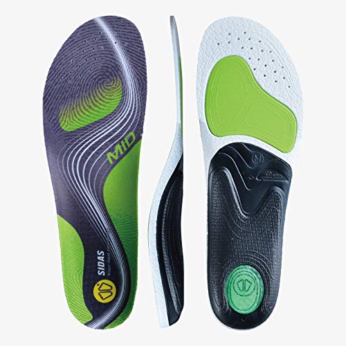 

SIDAS 3feet Active Mid JP M (25,0см-26,5см) 311898203 Стелька, Поддержка свода стопы, Амортизация, Отталкивание для бега и марафонов