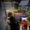 Rotatable 360° Solar-Powered Surveillance Camera with Triple Lenses & 12MP Night Vision, Smartphone-Controlled