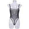 Transparent Mesh Bodysuit Mesh Hollow Women Lingerie Thin Mesh Sheer Jumpsuit  Home