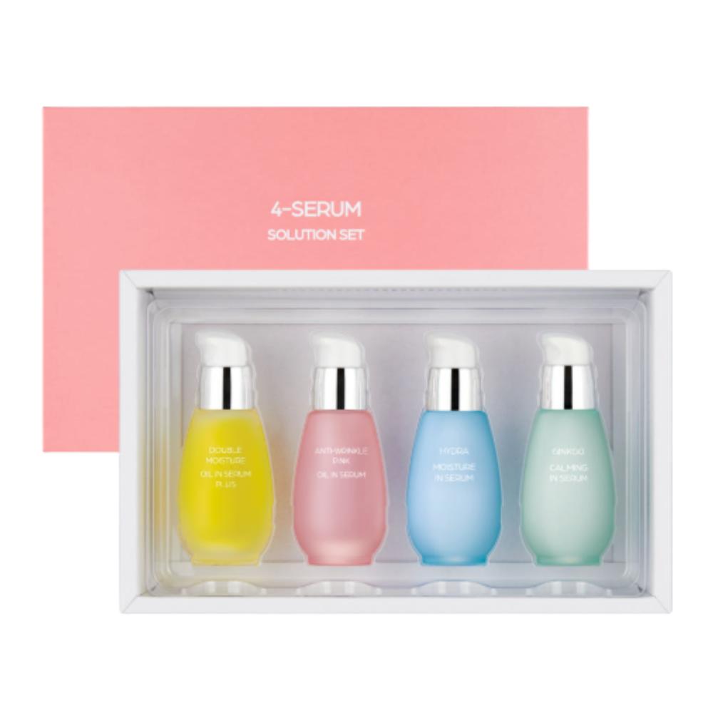 CHARMZONE Oil In Serum 4-Serum Solution Set (30ml x 4) Radiance Nourishing Soothing Hydration