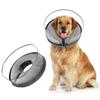 Anti-licking Clear Shield Inflatable Dog Cone Collar Adjustable Dog Recovery Collar  Home