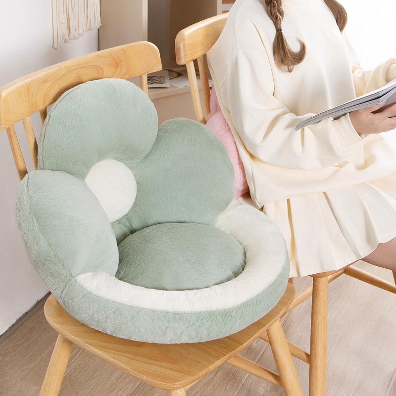 Superweiches Blumenkissen, Sitzkissen, gefülltes Plüschsofa, Innenboden, Heimstuhl, Winterdekor für Kinder, Mädchen, Liebhabergeschenk