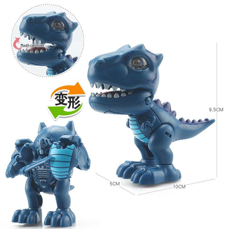 Large Dinosaur Building Blocks: Transforming T-Rex, Pterodactyl, Dilophosaurus & Velociraptor Scene Accessories Set