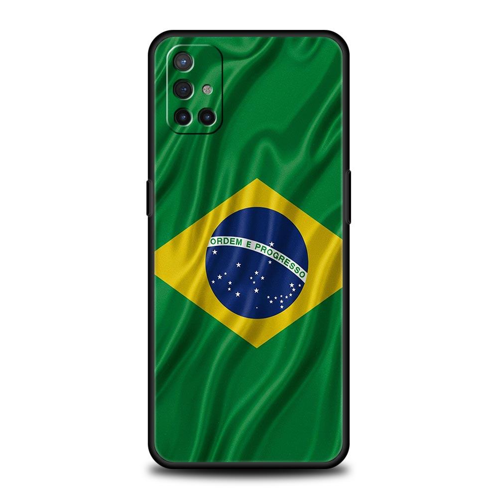 

Phone Case For OnePlus 15 13 12 11 10 9 8 7T Pro 13T 13R 12R 10R 9RT 8T Nord 2T CE 2 3 5G Lite Soft Cover Large Brazil Flag Oneplus Nord 3