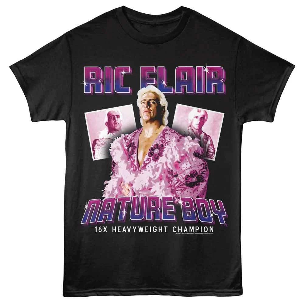 Ric Flair Nature Boy Gradient Black Wrestling Shirt 160