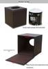 Creatieve PU Vierkante Tissuebox voor Thuis of Hotel - Koffietafel Rolpapierhouder