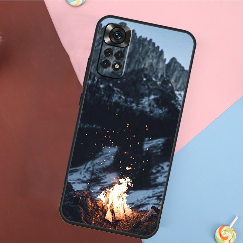Camping Nature Mountain Cover For Xiaomi Redmi Note 13 14 Pro 12 11 9 10 9S 10S 11S 12S Redmi 14C 10C 12C 13C Case