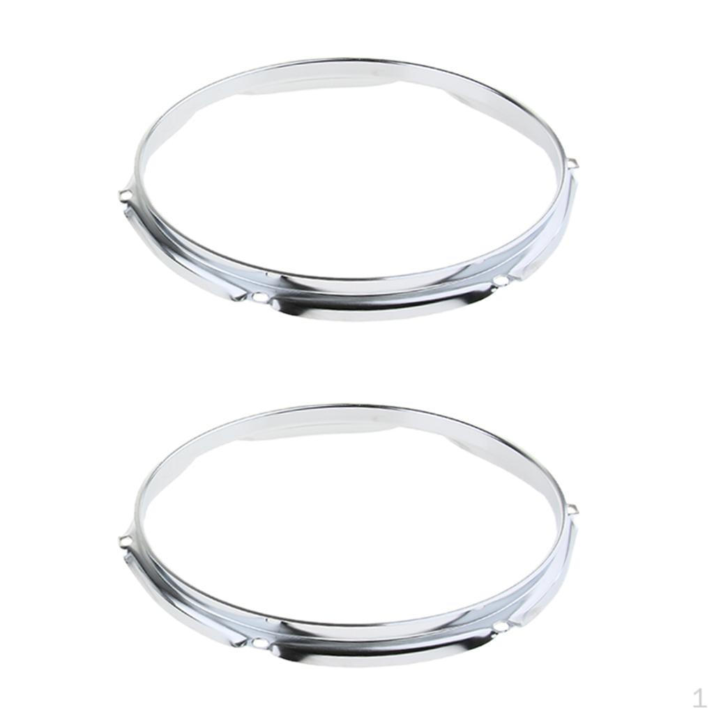 -Tom Drum Hoop Ring Rim Percussion Instrument Accessory 10inch 6 Holes