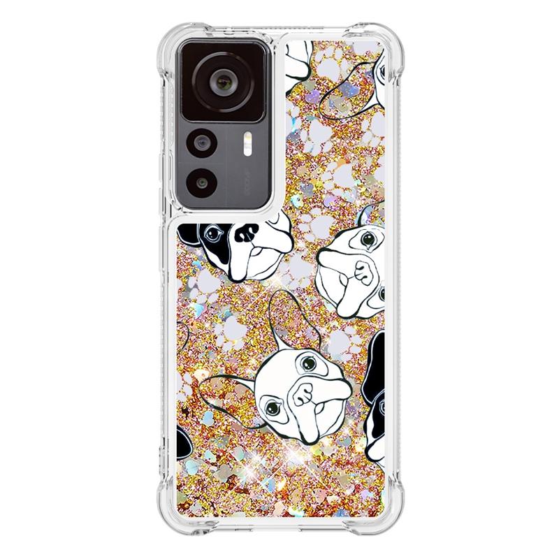 Pouzdro 12T Pro na Pro Coque Xiaomi 12T Pro Kryt Dynamické tekuté pouzdro s tekutým pískem Pro Funda Xiomi Xiaomi Mi 12T 12 T Pro Pouzdra na telefon