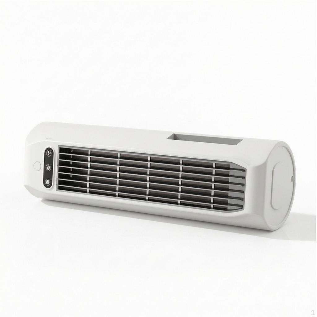 Desk Fan with Phone Holder Rechargeable Wall Mount SpaceSaving Circulating