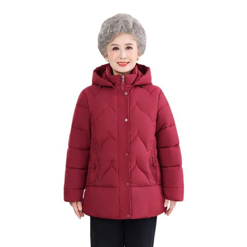 Winter cotton-padded clothes, hooded cotton-padded clothes, women's warm jacket, age 0 cotton-padded jacket