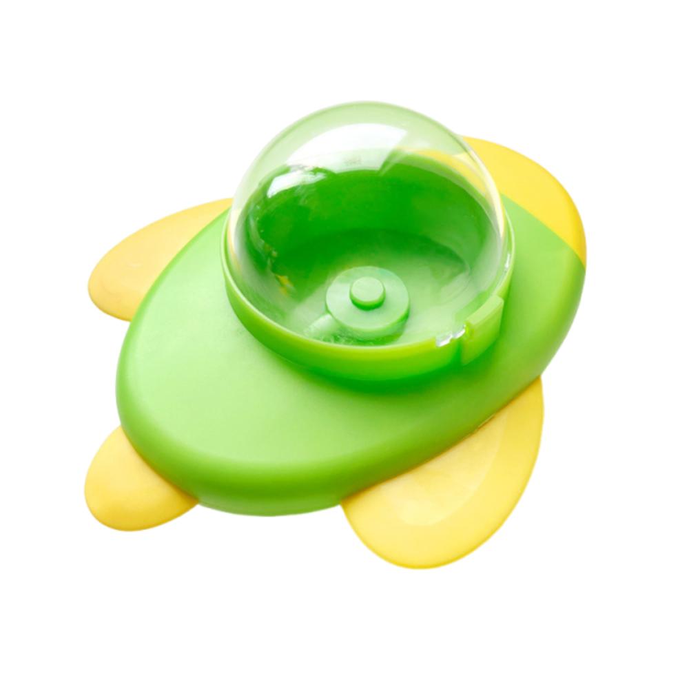 

Нескользящая основа Автоматическая вращающаяся кормушка для домашних животных Диспенсер для лакомств для кошек Стимуляция фуражирования зелёный