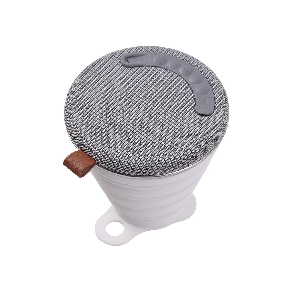 Portable Speaker BT Foldable Travel Sound Machine Rechargeable TWS Compatible Night Light Timer