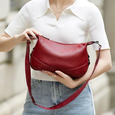 Genuine First Leather Women's Shoulder Bags Luxury Designed Crossbody Bag Feminine High Quality Soft Bags