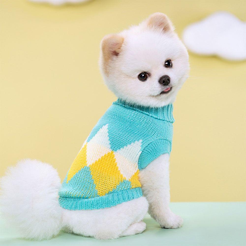 Winter Warm Pet Pullover Pet Supplies Dog Jumper Comfortable Pet Knitted Sweater  Dog