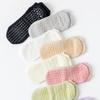 1Pair Women's Yoga Socks Anti-Slip Pilates Beginners Breathable Thin Ladies Boat Socks Summer Indoor Fitness Sports Cotton Socks