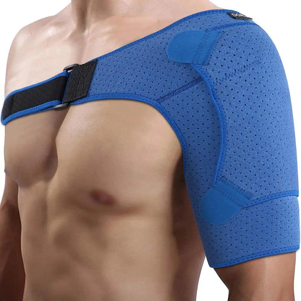 

Shoulder Support Brace For Men&Women,Compression Sleeve For Torn Rotator Cuff, Ac Joint Pain Relief With Adjustable Neoprene L/XL