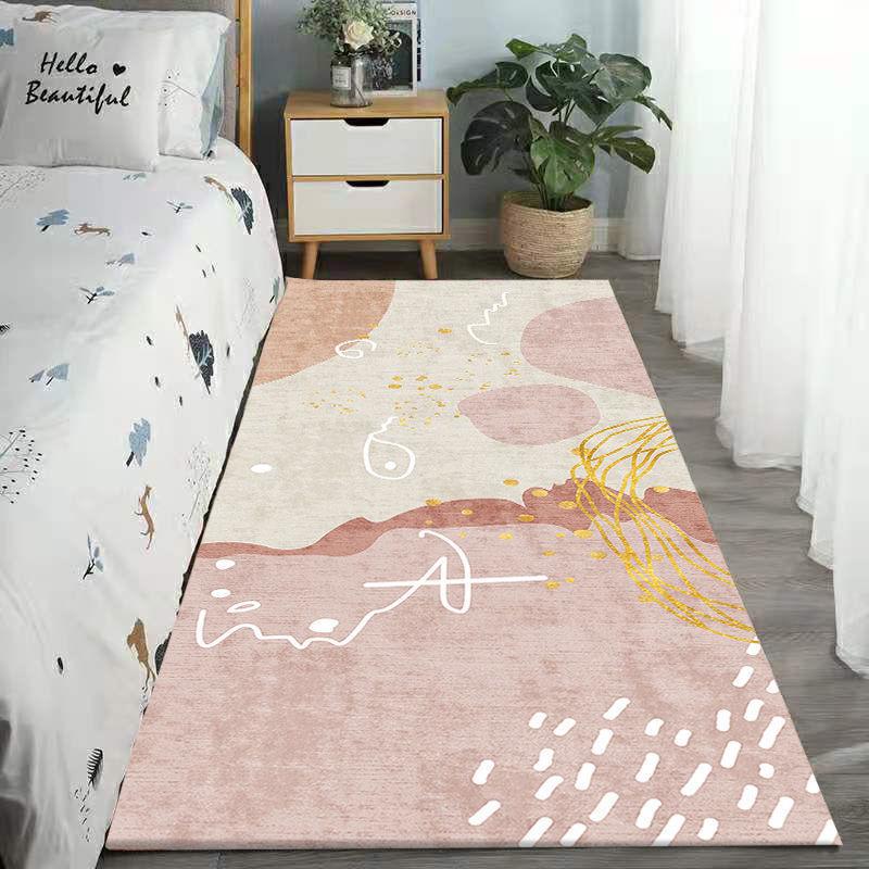 

Ковер для спальни, одеяло, утолщенный длинный коврик для кровати, простая домашняя прекрасная комната, полная постельных принадлежностей 40*60cm