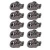 10 Pcs Skull Rivets Gothic Style Fashionable Skull Stud Accessories for DIY Shoes Clothing Bags No Rhinestones