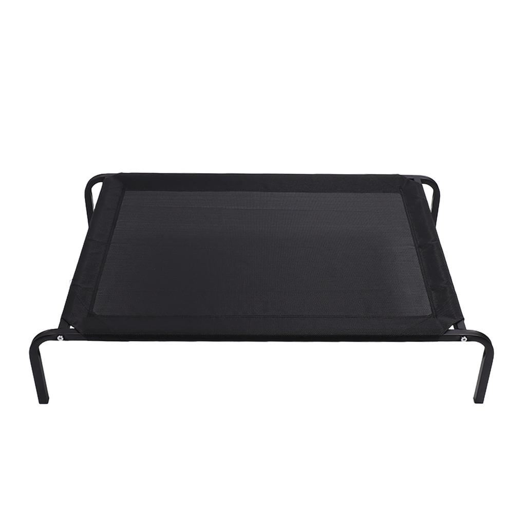 Elevated Dog Bed Breathable Mesh Portable Detachable 132.3lb Load Capacity Outdoor Raised Dog Bed for Outdoor Camping