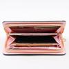 New solid color long wallet women's simple high-end lychee pattern soft leather trend zipper wallet spot